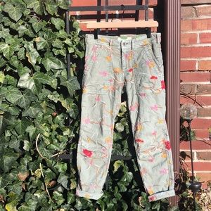 Anthropologie “The Wanderer” Embroidered Pants